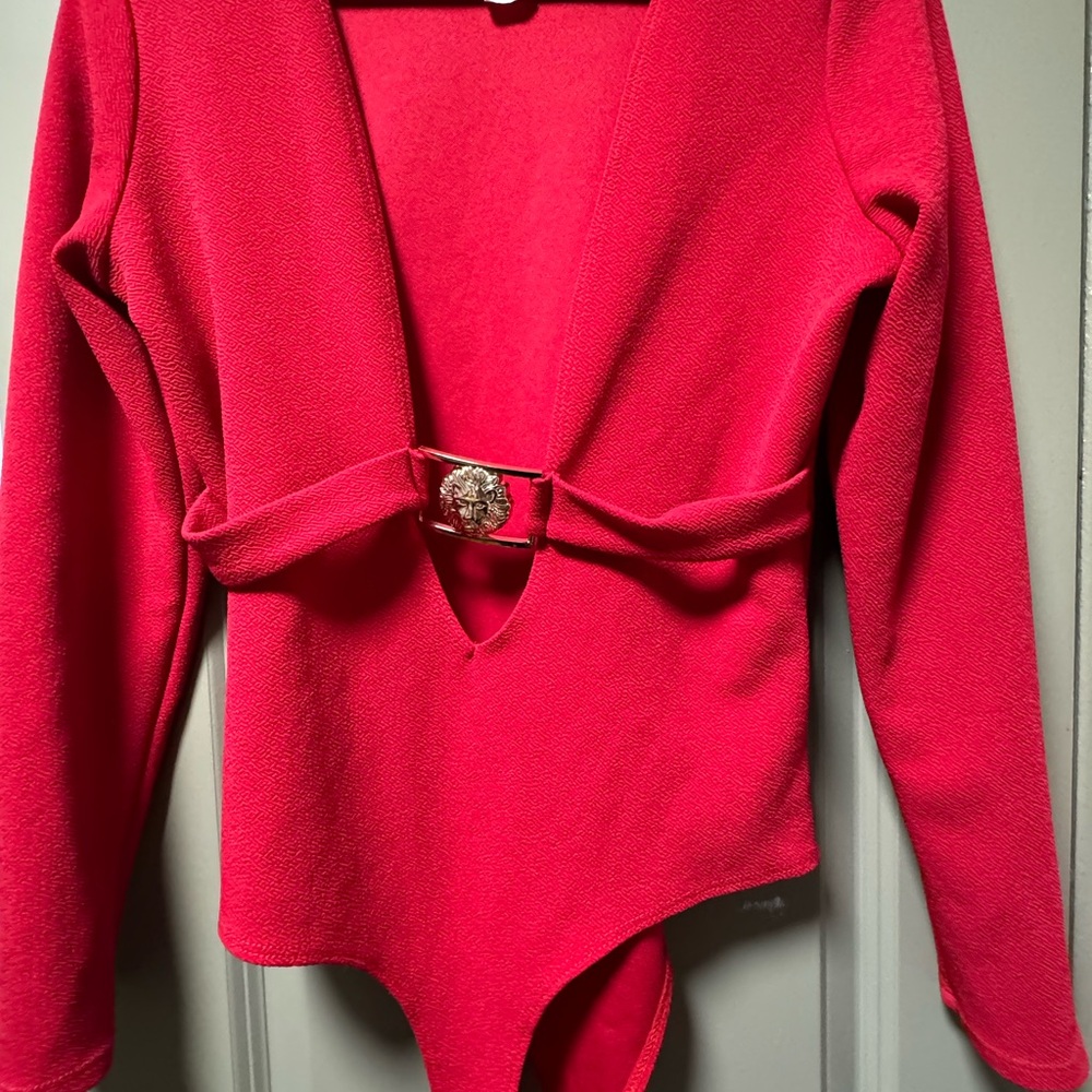 Discreet Red Garment with Black Label